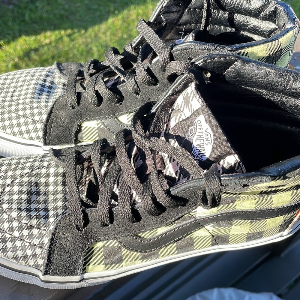 Vans Plaid Colorful Hi Tops - Picture 4 of 7